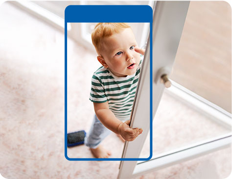 Smart AI detects a boy