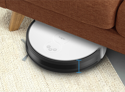 The Tapo Rv10 Lite is 7.9 cm / 3.1 in height