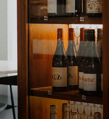 a wine cellar