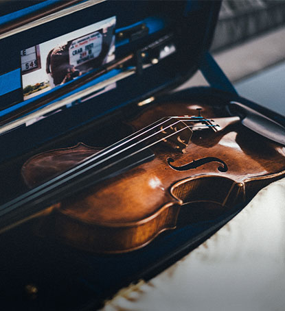 a violin